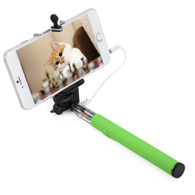

Z07 - 5S 35mm USB Cable Connection Extendable Self Portrait Selfie Handhold Stick Monopod with Adjustable Holder Wi-Fi Free