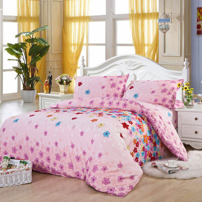 

Classic Floral 4PCS Bedding Set Bed Linen Duvet Cover Bedsheet Pillowcases Twin Full Queen Size
