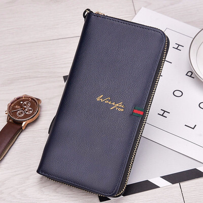 

Small handbag mens Korean version long wallet fashion casual zipper bag hand bag