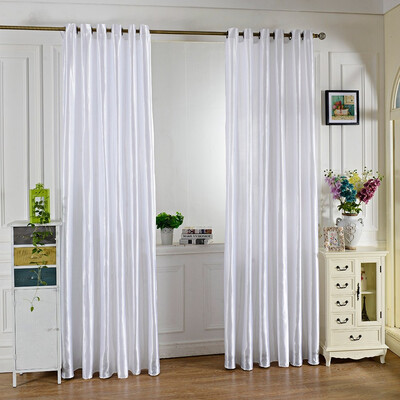 

100 x 250CM Pure Color Grommet Ring Top Blackout Window Curtain for Bedroom Living Room