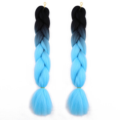 

2T 3T Jumbo Braids Hairstyles Hair For Russian Women Colors Synthetic Braiding Hair