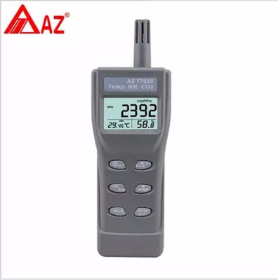 

AZ77535 Carbon Dioxide Detector CO2 Tester Meter Monitor Analyzer with Temperature&Humidity Points