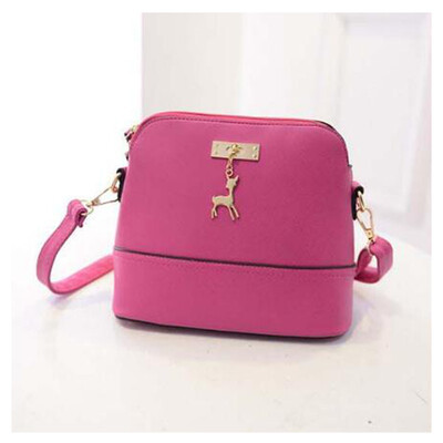 

hot Womens Handbags Fashion Shell Bag Leather Women Messenger Bags Girls for Shoulder Bags Decorative Deer Branded Bag
