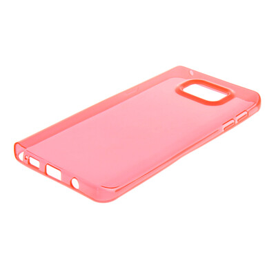 

MOONCASE Case for Samsung Galaxy Note 5 Flexible Durable Soft Gel TPU Silicone Skin Slim Cover Red