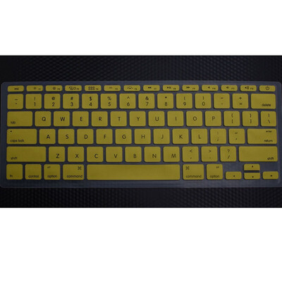 

1x Yellow Soft Silicone Keyboard Cover Skin 116" For Apple MacBook Air 11" 82397