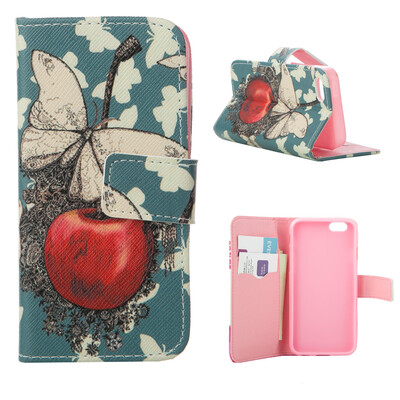 

MOONCASE ЧЕХОЛ ДЛЯ iPhone 5G / 5S Flip PU Leather Fold Wallet Card Slot Kickstand Back [Pattern series] /a08