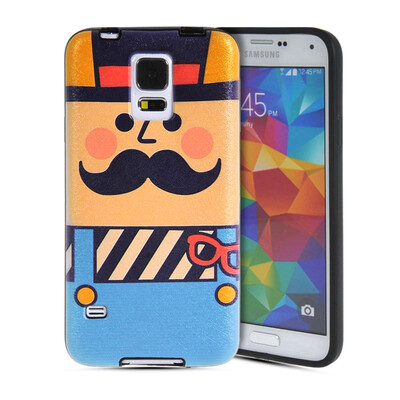 

MOONCASE Акварель Искусство Мягкие гибкие силиконовый гель ТПУ Оболочка задняя крышка чехол для Samsung Galaxy I9600 S5