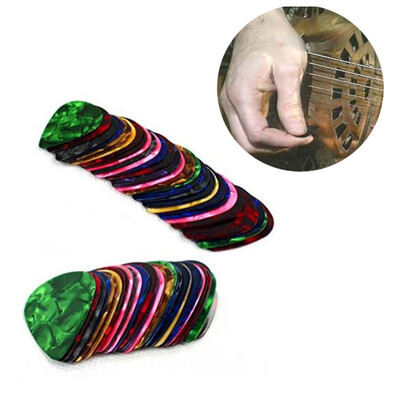 

10Pcs Multicolor 0.71mm Thick Celluloid Acoustic Electric Guitar Picks Plectrums