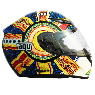 

AGV helmet K3 TOP Four seasons universal wide angle ventilation&full face helmet running helmet Italy motorcycle racing helmet dream time DREAMTIME XL