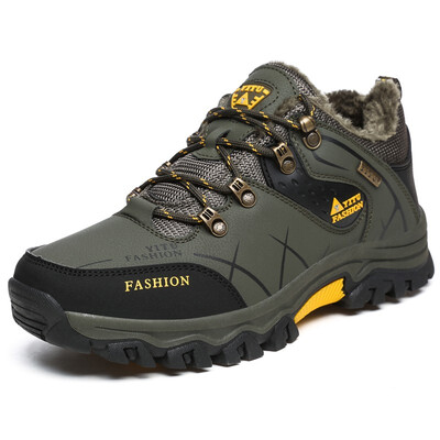 

Men Boots Anti-skidding Winter Shoes Men Plush Warm Winter Boots Men Plus Size High Quality
