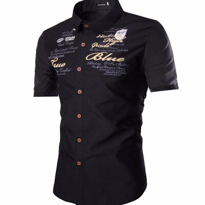 

Mens 100 Cotton Short Sleeve Shirt Easy Care Short Sleeve Shirt