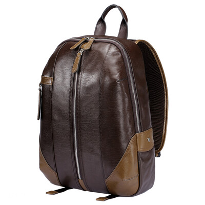 

Pabojoe men's fashion casual leather backpack