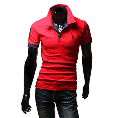 

Zogaa Men's POLO Shirt Fawn Short Sleeve