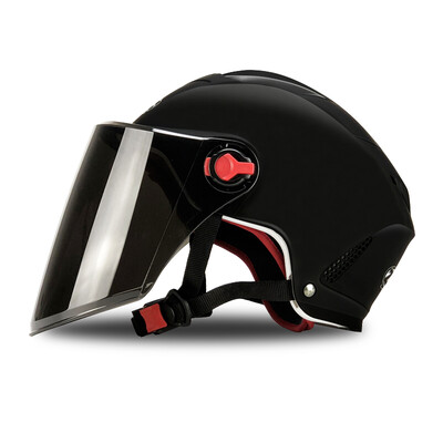 

Dade daide 618 electric bicycle helmet male electric car helmet female sunscreen four seasons half helmet summer battery car full face helmet code pink