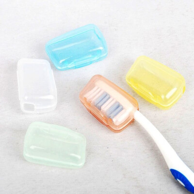 

Cntomlv 5pclot Toothbrush Cover Brush Cap Case Portable Travel Hiking Camping Free Shipping