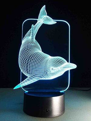 

AINA 7 color dolphin night light