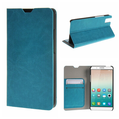 

MOONCASE ЧЕХОЛ ДЛЯ Huawei Honor 7i Leather Wallet Flip Card Holder Bracket Back Pouch Blue