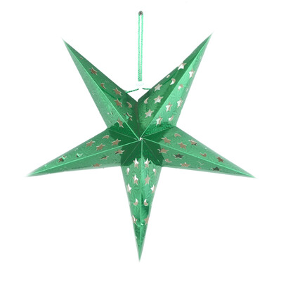 

mymei Pentagram Lampshade Paper Star lantern Hanging Star Colourful Decoration