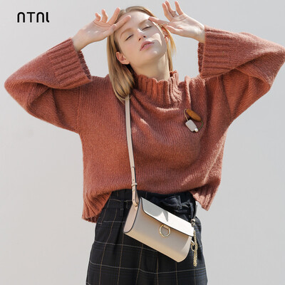 

NTNL small bag female 2018 new mini single shoulder oblique straddle bag simple European&American small bag summer color bump