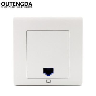 

300Mbps in Wall Access Point Wall-mount Wireless Socket WiFi Extender AP Router for Hotel WiFi 8023af PoE Supported