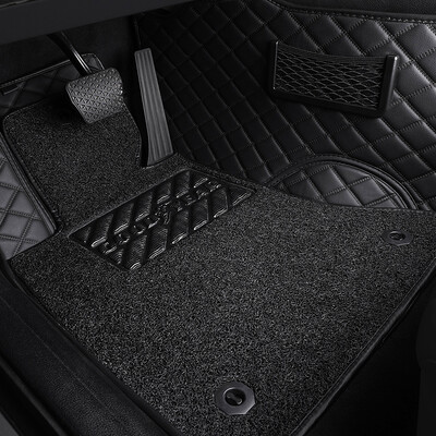 

Goodyear Car mats wire ring full surrounded by double pad 2015-2017 Audi Q7 dedicated pad fly black