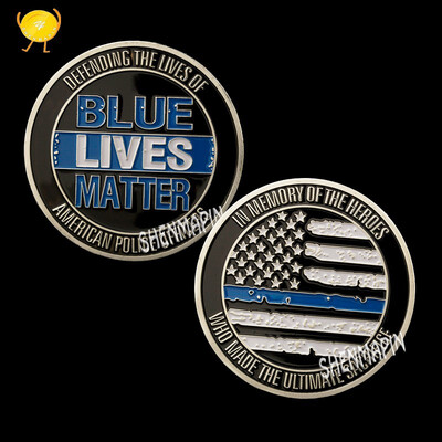 

New custom hero commemorate medal coins silver plated