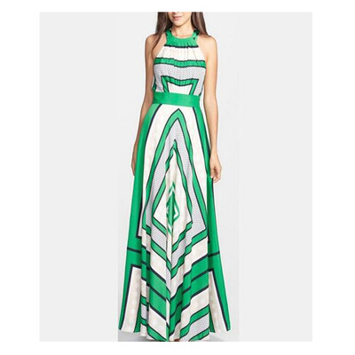 

Buenos Ninos Sexy Halterneck Dress Summer Chiffon Beach Skirt