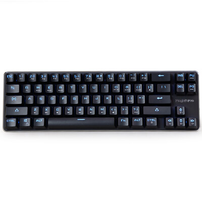 

Волшебная магия (magicforce) 68 клавишная мини-подсветка игра механическая клавиатура черный ледяной свет Kaihua зеленая ось