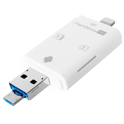 

Android Iphone OTG Multifunction 3 in 1 USBSDTF Card Reader Mobile Phone Memory Expansion