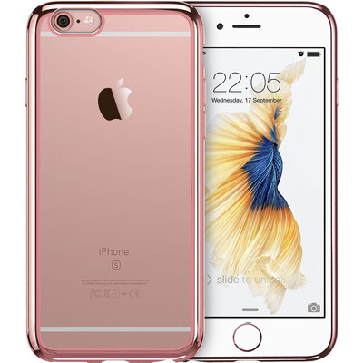 

Первые миллиард цветов (ESR) iPhone6 ​​/ 6с телефон оболочки / защитный рукав 4,7 дюйма Apple, 6 / 6S мобильные телефонные аппараты силиконовой мягкой оболочки падать прозрачный цвет кристалл сопротивления розового золота Яо серии