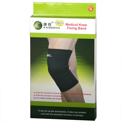 

Healthy Bubble Knee Sleeve Comfortable Male & Female Basketball Soccer Badminton Knee Joint Protection High Elastic Hood KD4620 (L)