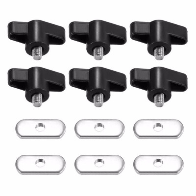 

6 Sets Kayak Screws Nuts Hardware for Rail Canoe Kayak Track Mounting System