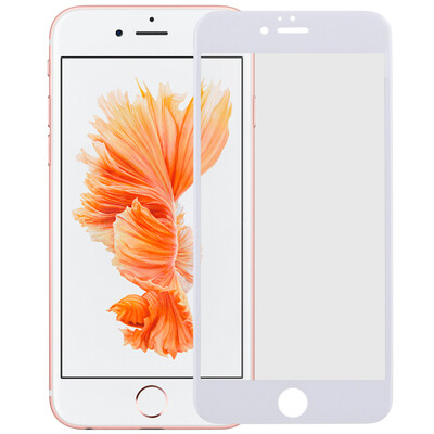 

Momax iPhone 6s плюс / 6 плюс закаленное стекло пленки, покрывающей поверхность пленки полноразмерный 5,5 дюйма белый мягкий кромочный
