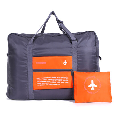 

Сорок тысяч километров большого объема багаж тележка путешествие хранение багажа складная отделка водонепроницаемой одежда нейлон сумка была удобный мешок плеча оранжевого SW1014