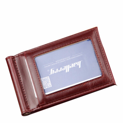 

Men Creative Leather Wallet Card Holders