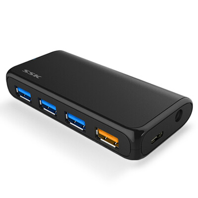 

Biao Wang (SSK) shu801 разветвитель концентратора usb3.0 1 перетащить 4 порта расширения перезаряжаемого концентратора