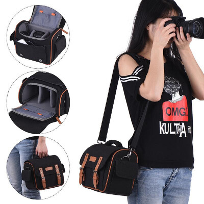 

DSLR SLR Camera Shoulder Messenger Bag Case Shockproof Waterproof for Panasonic Olympus&Lens