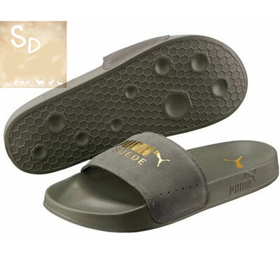 

2018 PUMA Unisex Тапочки PUMA Мужская женская свинцовая замша Слайд Классический водонепроницаемый Non-Slip Beach Shoes Размер 36-44