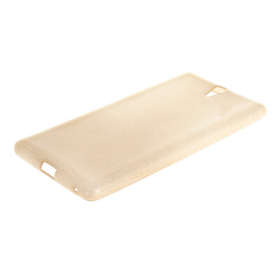 

MOONCASE Case for Sony Xperia C5 Flexible Soft Gel TPU Silicone Skin Slim Durable Case Cover Gold