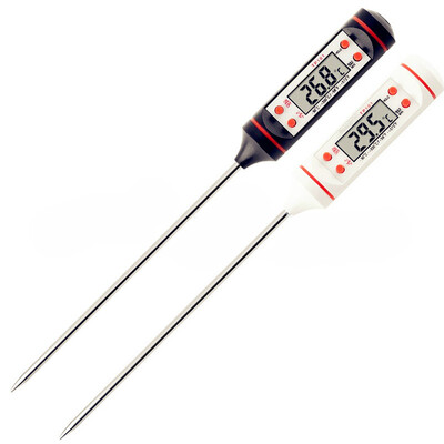 

Cntomlv Digital Probe Meat Thermometer Kitchen Cooking BBQ Food Thermometer Cooking Stainless Steel Foldable Probe Meat