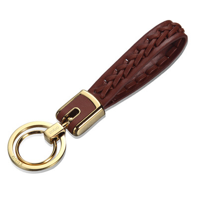 

Authentic zobo car keychain 360° rotating portable child double key ring car ornaments birthday gift ZB-937 black
