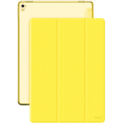 

BIAZE Apple iPad Pro 12.9 inch case / shell light and drop intelligent sleep three fold leather sets of youth series PB08-Tiffany