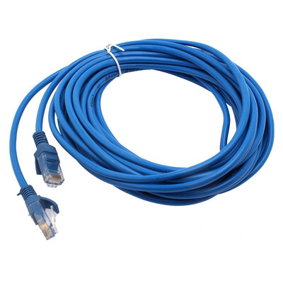 

LAN NETWORK PATCH CABLE Efficient 8M 1FT ETHERNET CAT5 CAT5E 15*15*5cm BLUE Best
