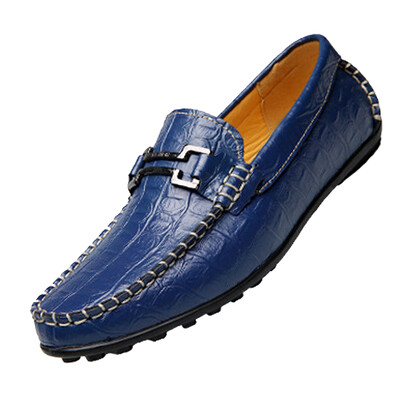 

Men Casual Leather Boat Shoes business Moccasin Driving loafers Croco Crocodile