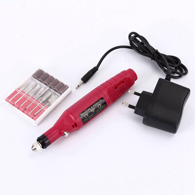 

MyMei Электрическая Машина Сверла Ногтя Художественный Салон Маникюра Файла Польских Инструмент+6 Бит