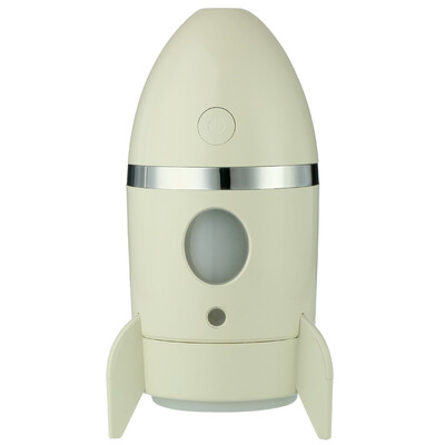 

TOMNEW 135ML Mini Cool Air Humidifier USB Portable Ultrasonic Cute Rocket Air Diffuser with Cool LED Light for Home Office Car