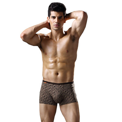 

Men&39s underwear dots printed elastic stretch cotton men underwear 2 color 77956XXXL