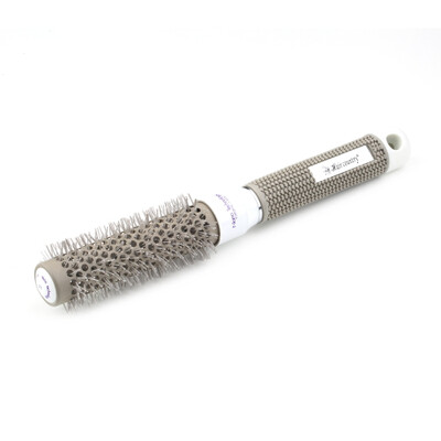 

1pc Round Comb Hair Dressing Curly Comb Round Hair Brush Salon Styling Gray