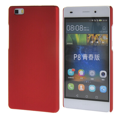 

MOONCASE чехол для Huawei Ascend P8 Life Hard Rubberized Rubber Coating Devise Back Cover Red