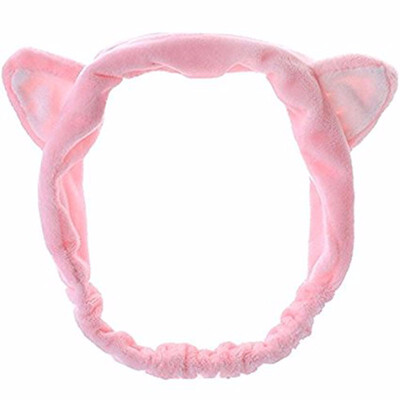 

Soft Stretchy Headband Beauty Hair Band with Cat Ears for Girls Washing Headdress Elastic Accessories Face Clean Spa Fluffy